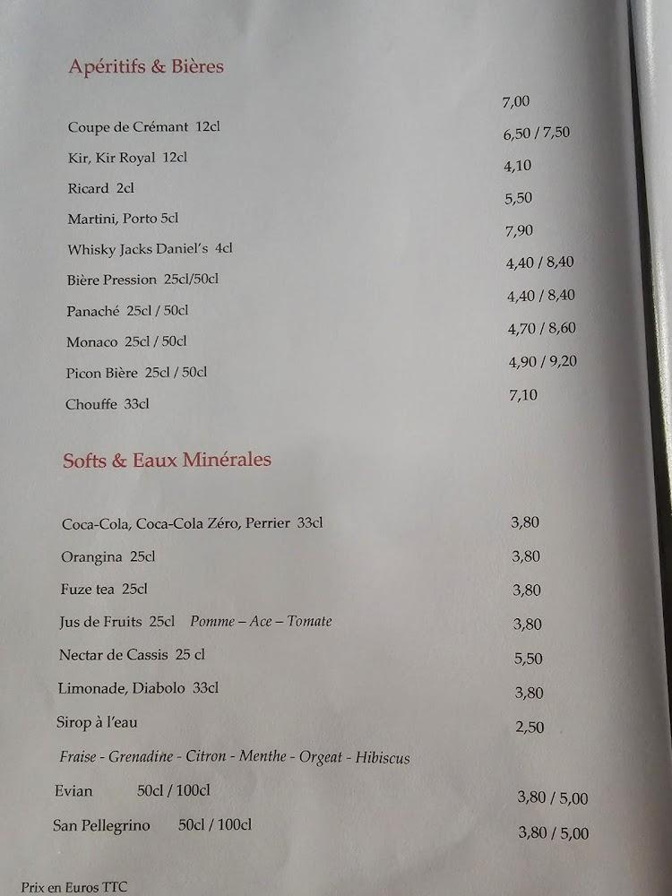 LE GRENIER A SEL - Menu Image 1